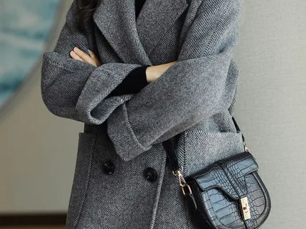 Damen Wintermantel aus Wolle