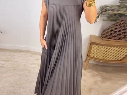 Petra™ – Zeitloses & Bequemes Plissiertes Kleid