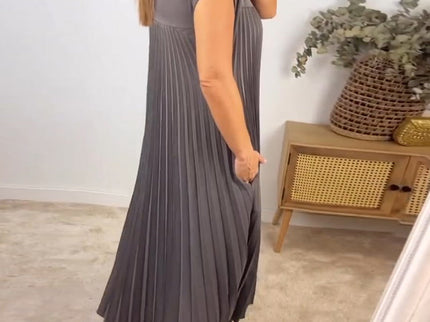 Petra™ – Zeitloses & Bequemes Plissiertes Kleid