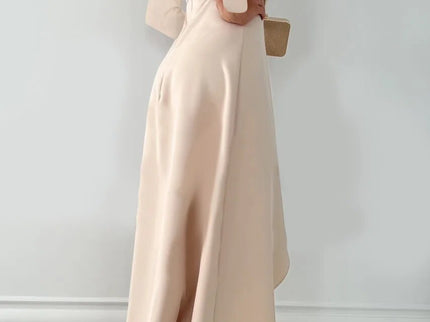 Jurey™ – Elegantes Midikleid mit V-Ausschnitt und Schlitzdesign