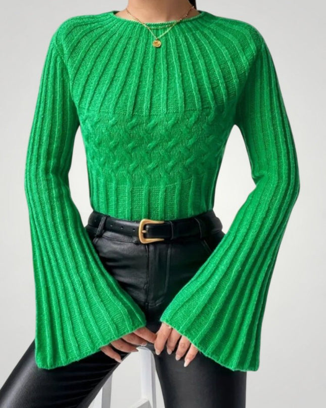 Viktoria-luise | Eleganter Pullover mit Ausgestellten Ärmeln