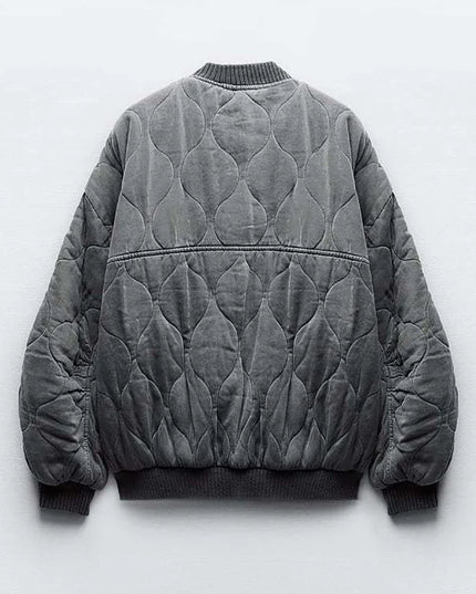 Alice™ - Lockere Bomberjacke aus Baumwolle