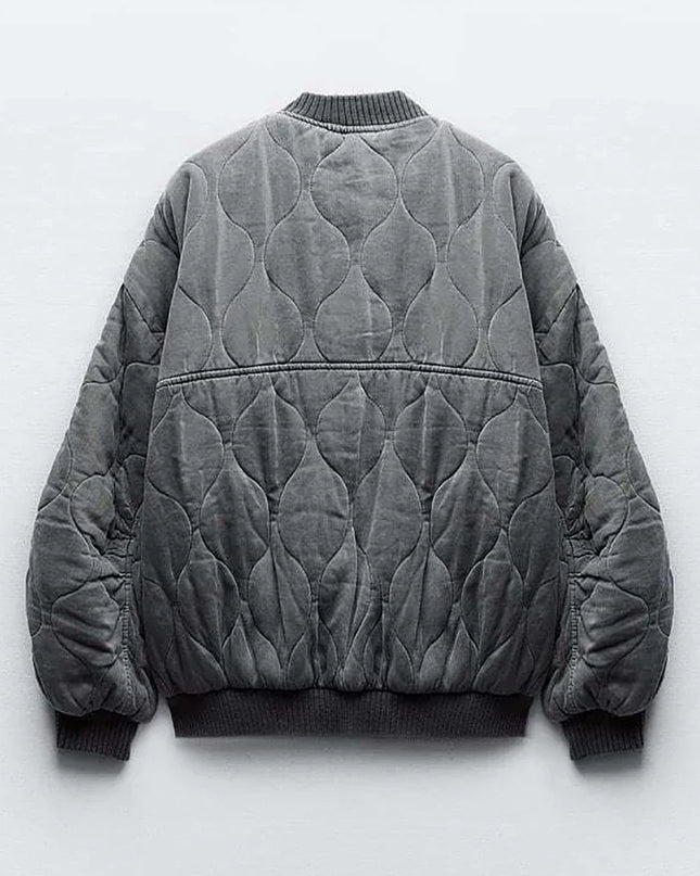 Alice™ - Lockere Bomberjacke aus Baumwolle