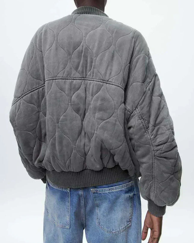 Alice™ - Lockere Bomberjacke aus Baumwolle