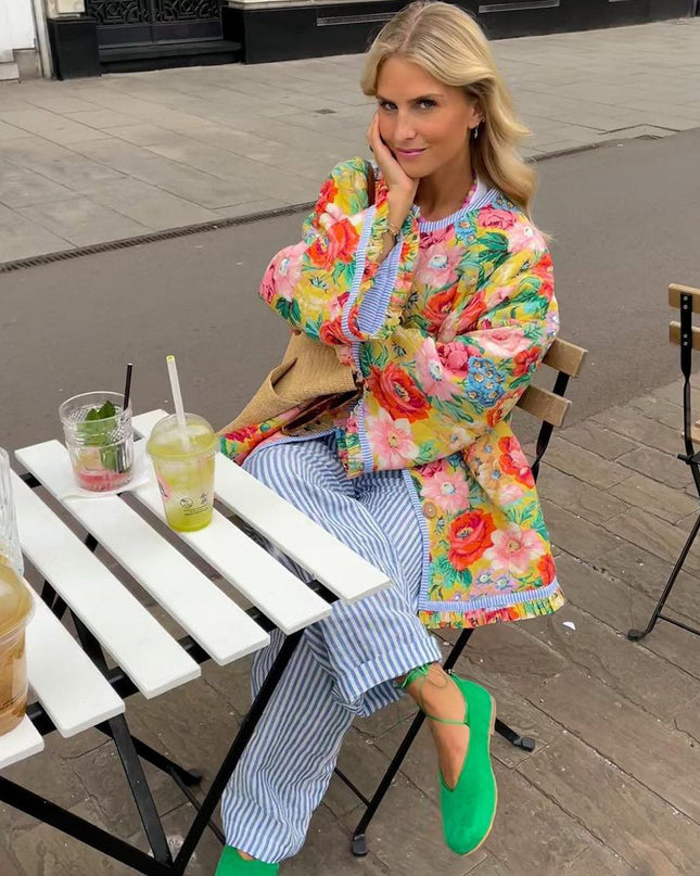 Maya - Eleganter und funkelnder Frühlingsmantel für Damen