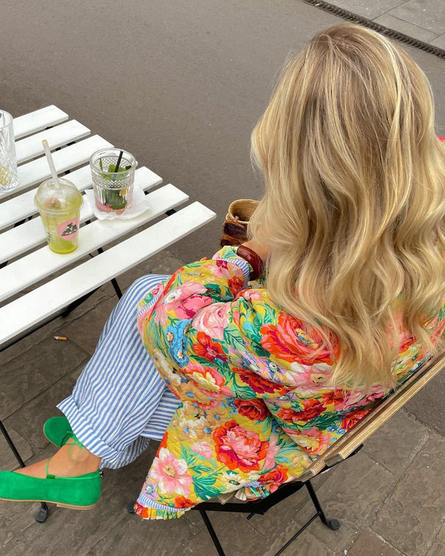 Maya - Eleganter und funkelnder Frühlingsmantel für Damen