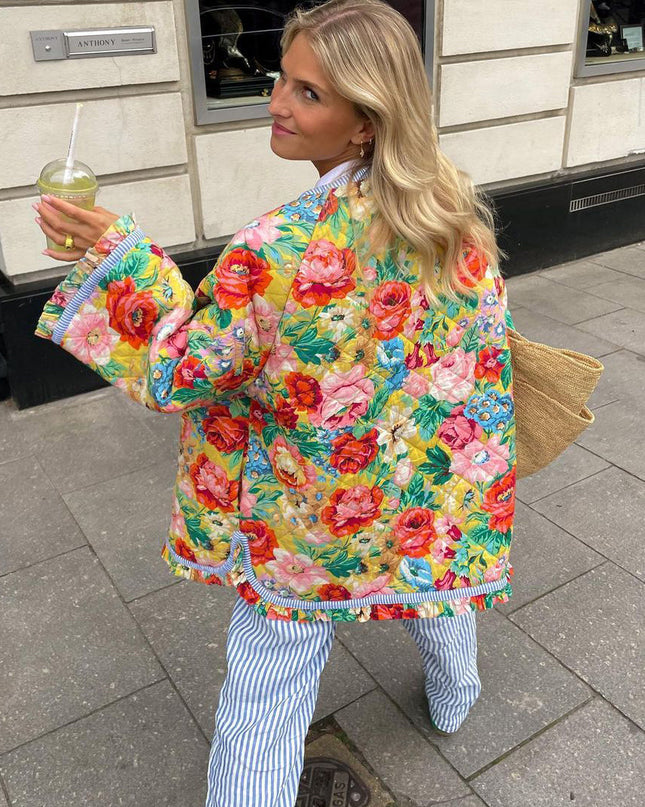Maya - Eleganter und funkelnder Frühlingsmantel für Damen
