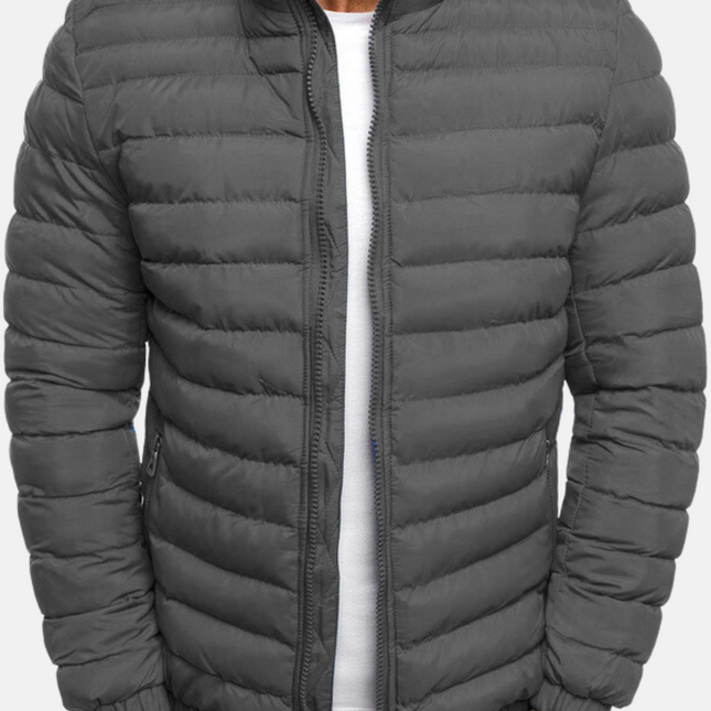 Leichte Steppjacke mit Reißverschluss – Stilvolle Übergangsjacke für Alltag & Freizeit