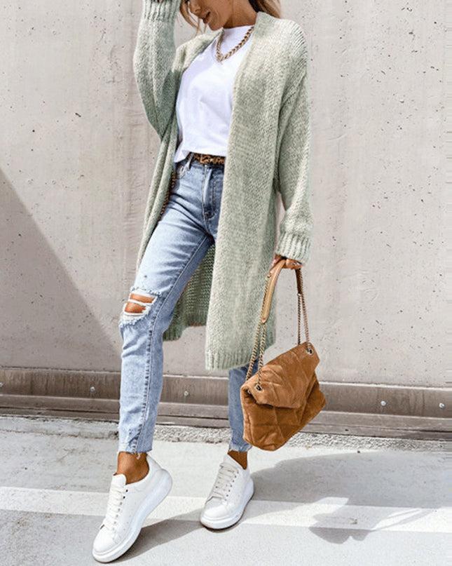 Klassische Strickjacke