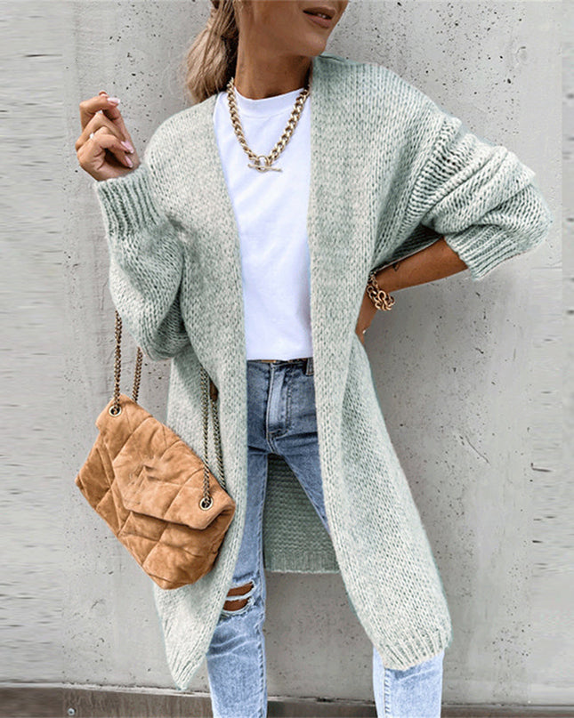 Klassische Strickjacke