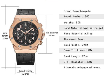 Casual Chronograph-Uhr