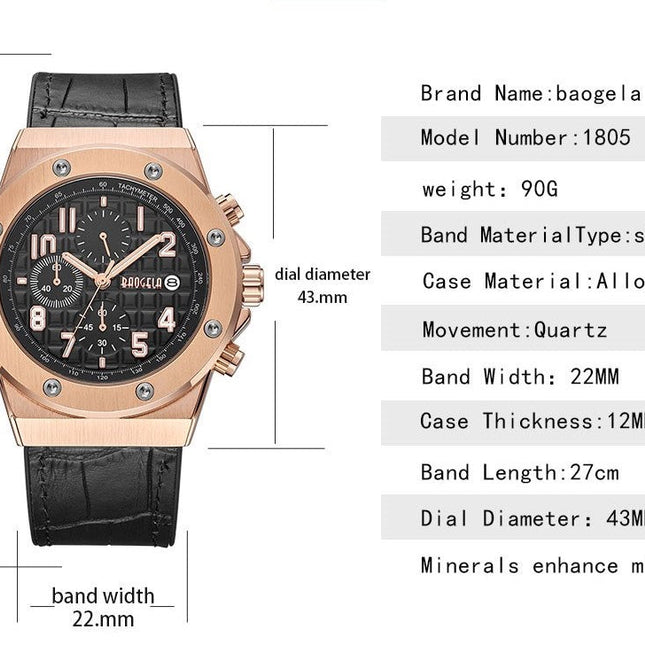 Casual Chronograph-Uhr