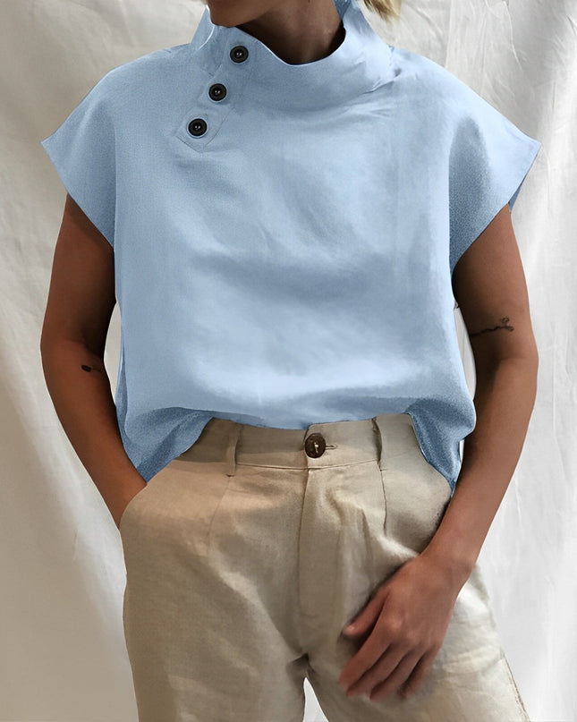 Lina – Stilvolle Bluse mit maskulinem Touch & Vintage-Charme