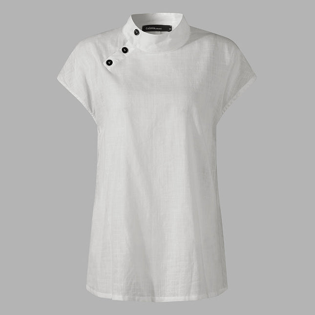 Lina – Stilvolle Bluse mit maskulinem Touch & Vintage-Charme