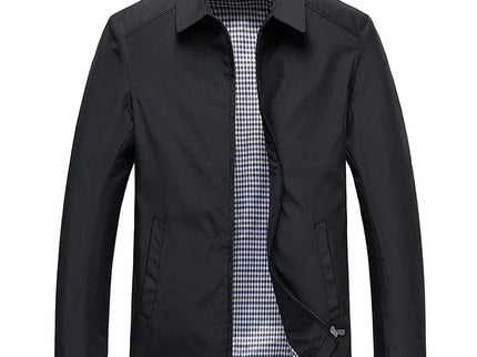 Leichte Businessjacke mit Kragen – Elegante Übergangsjacke für Alltag & Büro