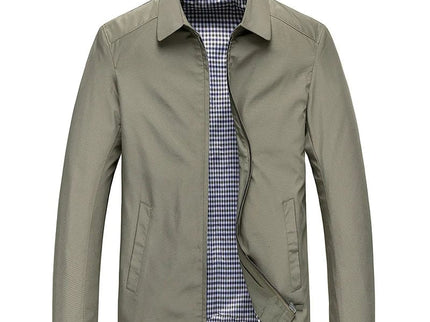 Leichte Businessjacke mit Kragen – Elegante Übergangsjacke für Alltag & Büro