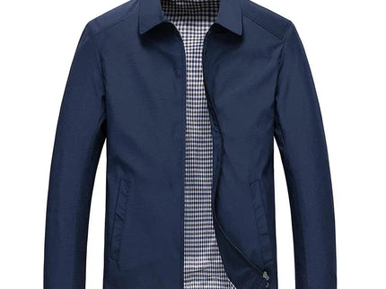 Leichte Businessjacke mit Kragen – Elegante Übergangsjacke für Alltag & Büro