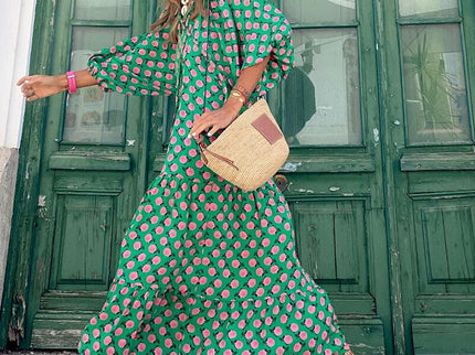 Grünes Sommerkleid