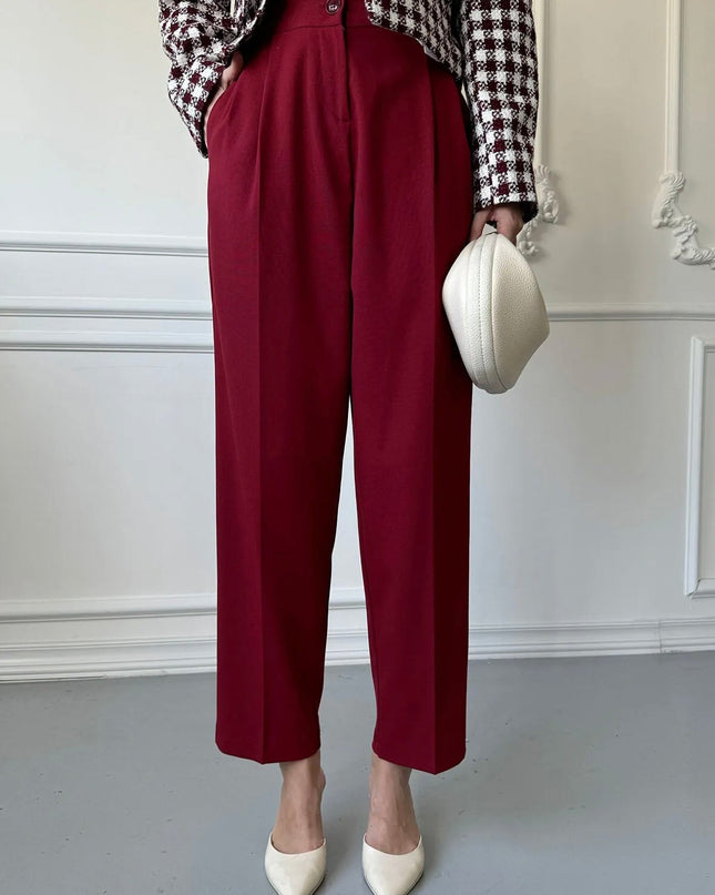 STEFANIE | VIELSEITIGE KLASSISCHE SLIM-FIT-ANZUGHOSE