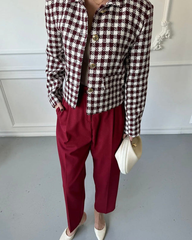STEFANIE | VIELSEITIGE KLASSISCHE SLIM-FIT-ANZUGHOSE