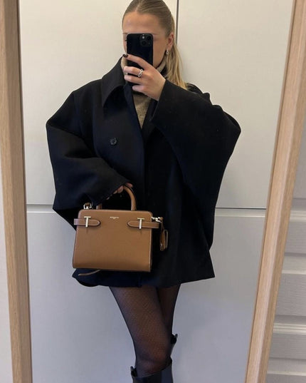 Amélie™ - Wollmantel in Übergröße