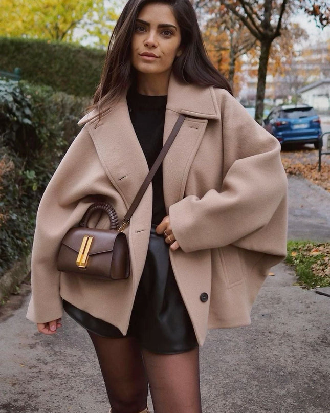 Amélie™ - Wollmantel in Übergröße