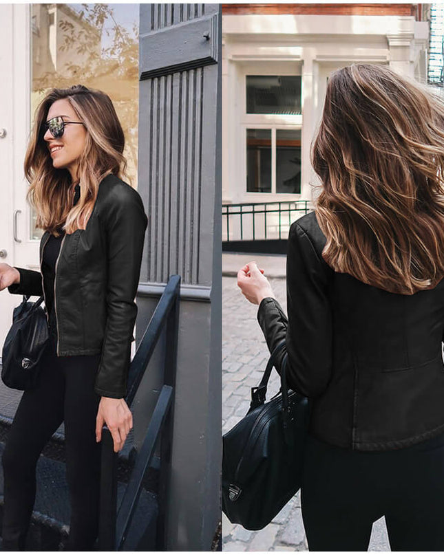 Lederjacke