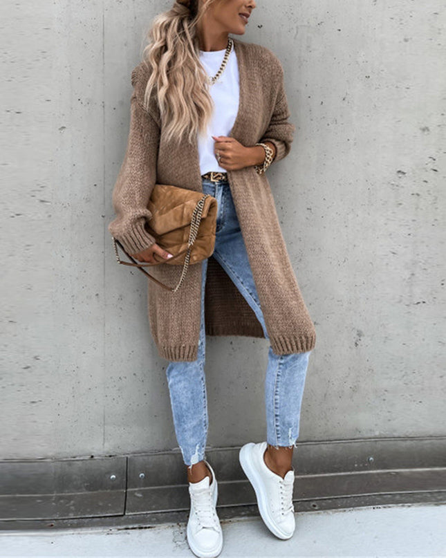 Klassische Strickjacke