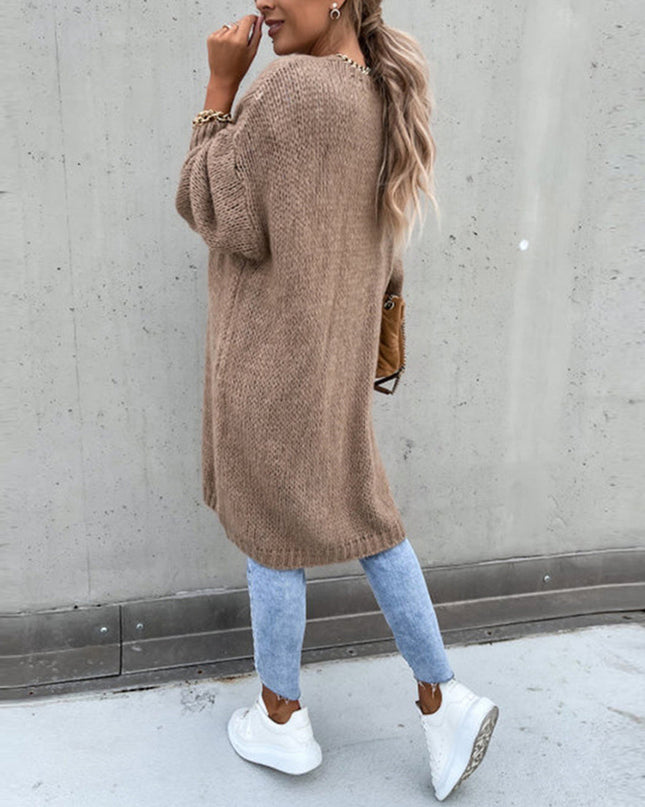 Klassische Strickjacke