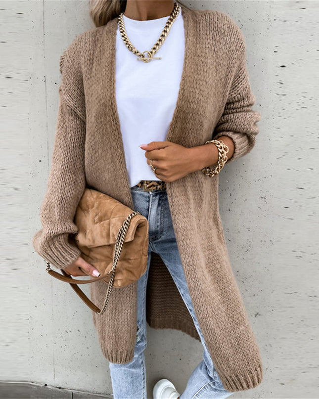Klassische Strickjacke