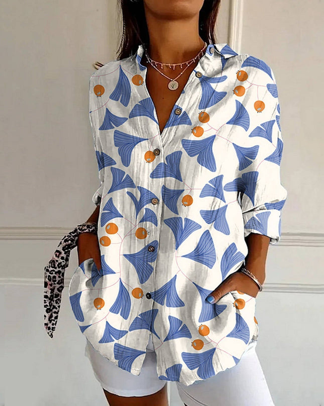 Mayla | Vintage Blumenbluse