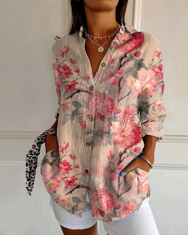 Mayla | Vintage Blumenbluse