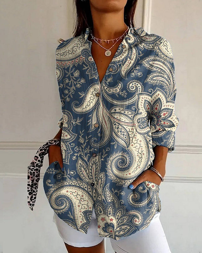Mayla | Vintage Blumenbluse