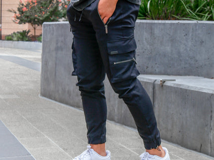 Sommerfeld | Schwarze Cargo-Hose (1 kaufen, 1 GRATIS dazu)
