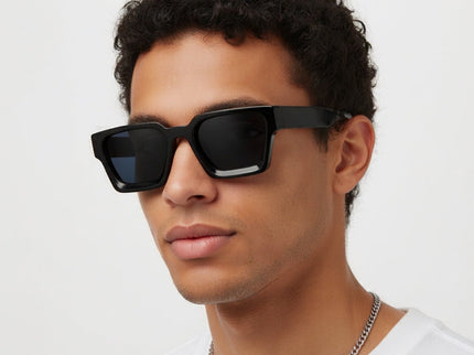 LECCE | Auffällige quadratische Sonnenbrille