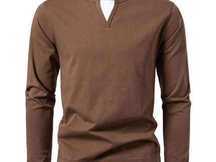 Henry™ - Langärmeliges Baumwoll-T-Shirt