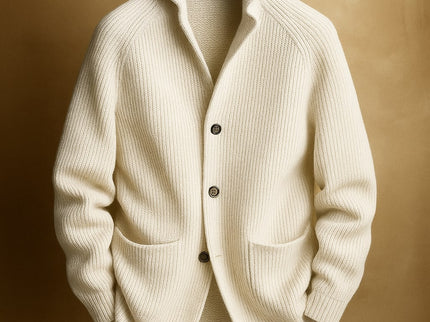 SILVORO | STRICKJACKE AUS RIPPWOLLE FÜR HERREN
