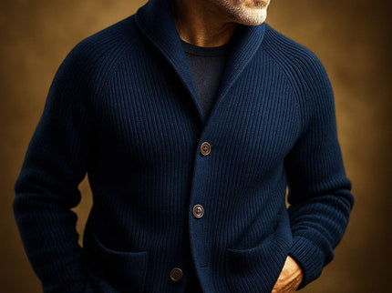SILVORO | STRICKJACKE AUS RIPPWOLLE FÜR HERREN