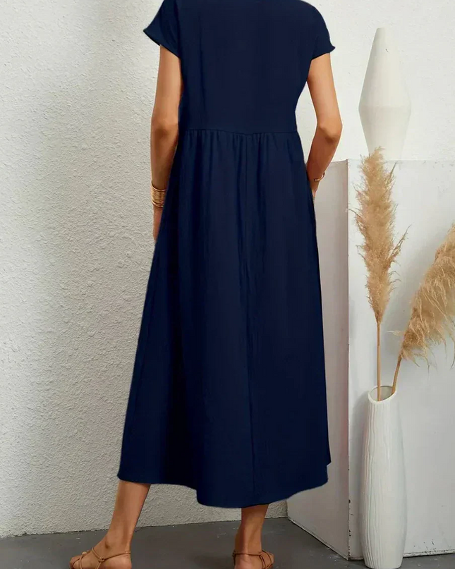 Anna™ – Entspanntes & Stylishes Midikleid