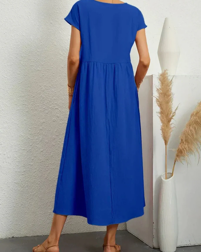 Anna™ – Entspanntes & Stylishes Midikleid