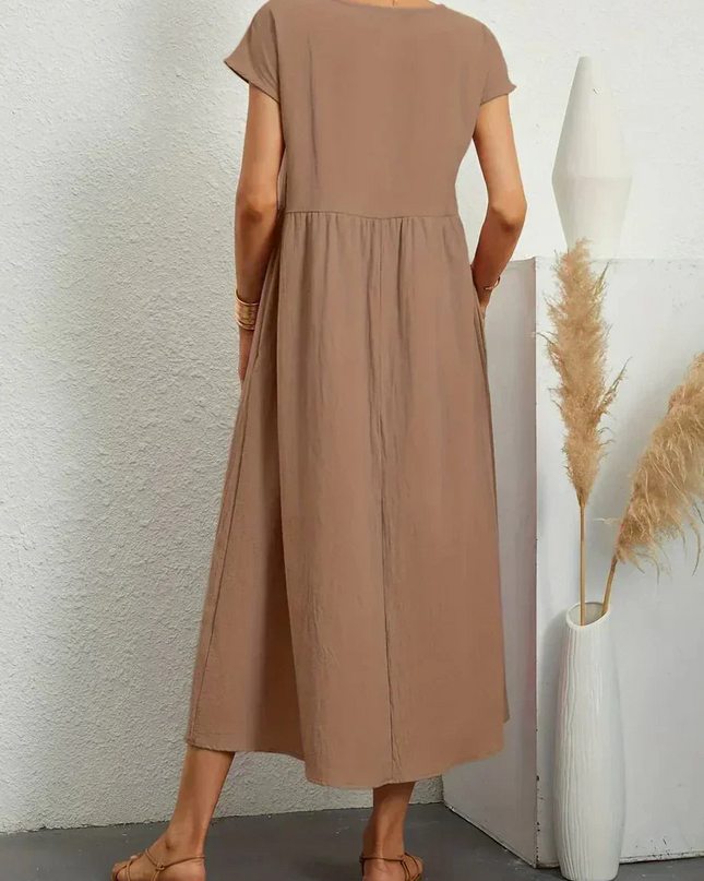 Anna™ – Entspanntes & Stylishes Midikleid