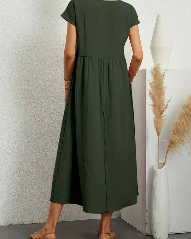 Anna™ – Entspanntes & Stylishes Midikleid