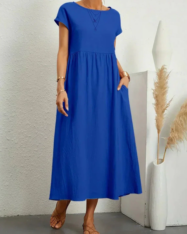 Anna™ – Entspanntes & Stylishes Midikleid