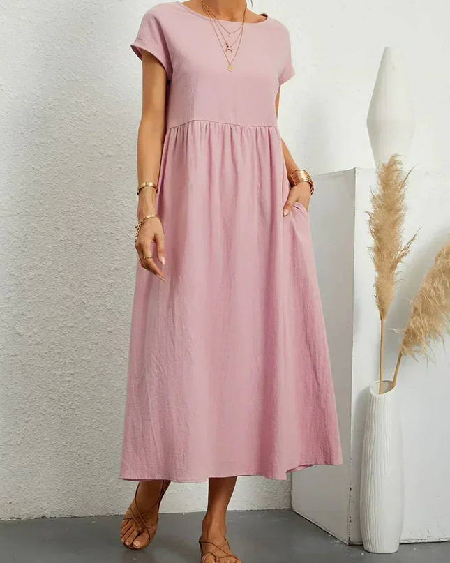 Anna™ – Entspanntes & Stylishes Midikleid