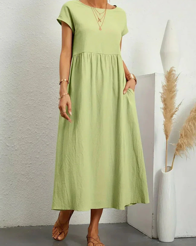 Anna™ – Entspanntes & Stylishes Midikleid