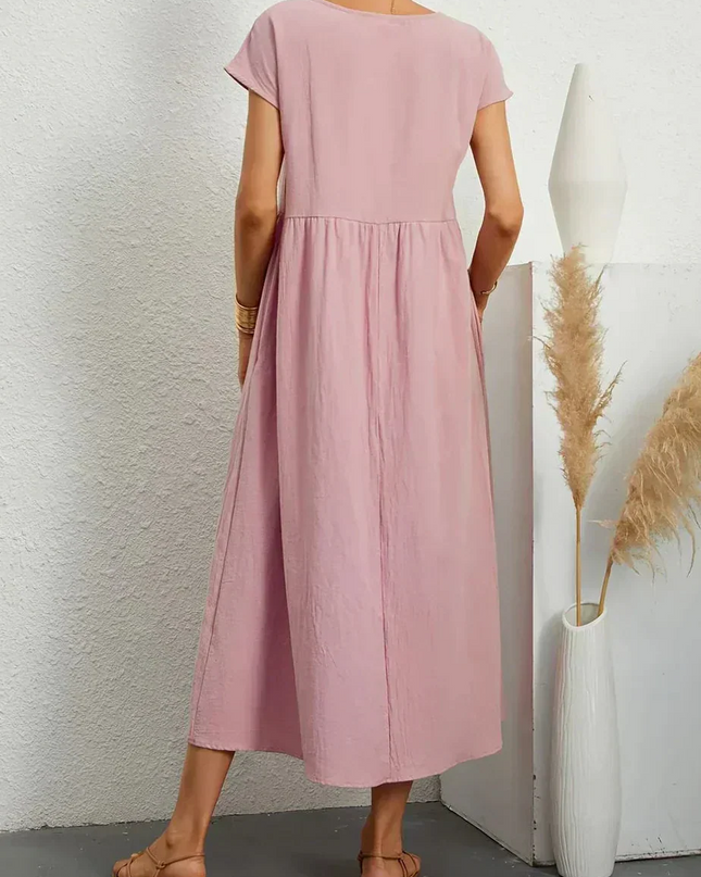 Anna™ – Entspanntes & Stylishes Midikleid