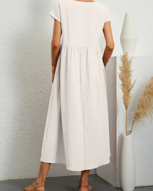Anna™ – Entspanntes & Stylishes Midikleid