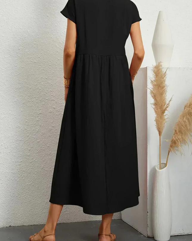 Anna™ – Entspanntes & Stylishes Midikleid