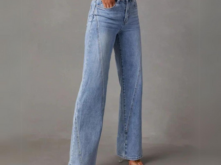 QUINTINA | WEITE JEANS MIT HOHER TAILLE