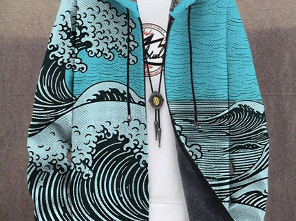 Nalha | Luxuriöse Strickjacke, inspiriert von der Kunst